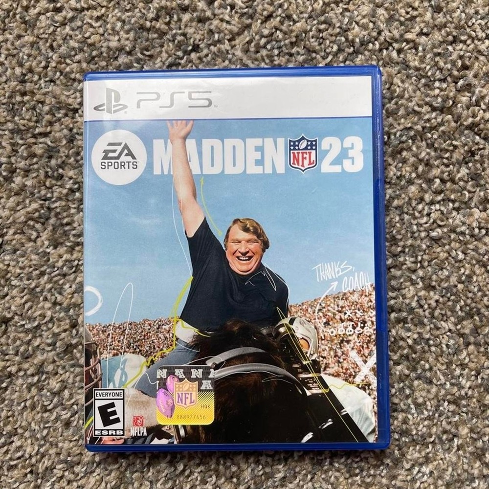 Madden NFL 23 PS5 video game disc